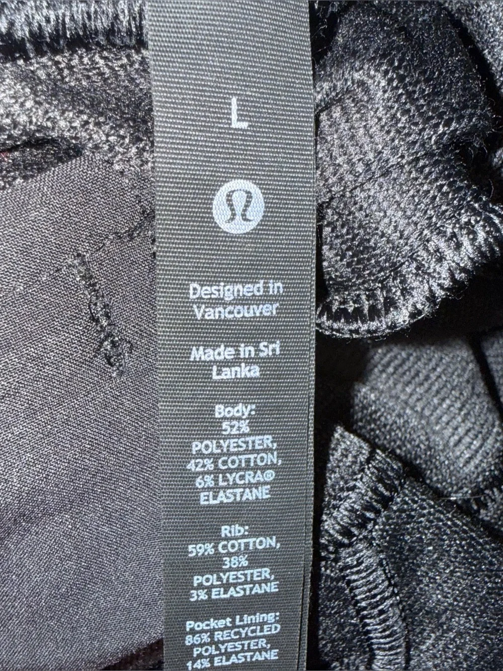 Lululemon City Sweat Jogger Black Men’s Large M5AJTS